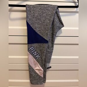 PINK Victoria's Secret NWOT Ultimate Leggings in Gray and Navy